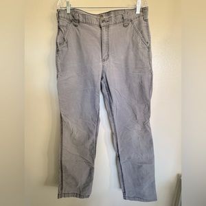 CARHARTT - Men’s Relaxed Fit Utility Cargo Work Pants - Size 36x32 - Gray
